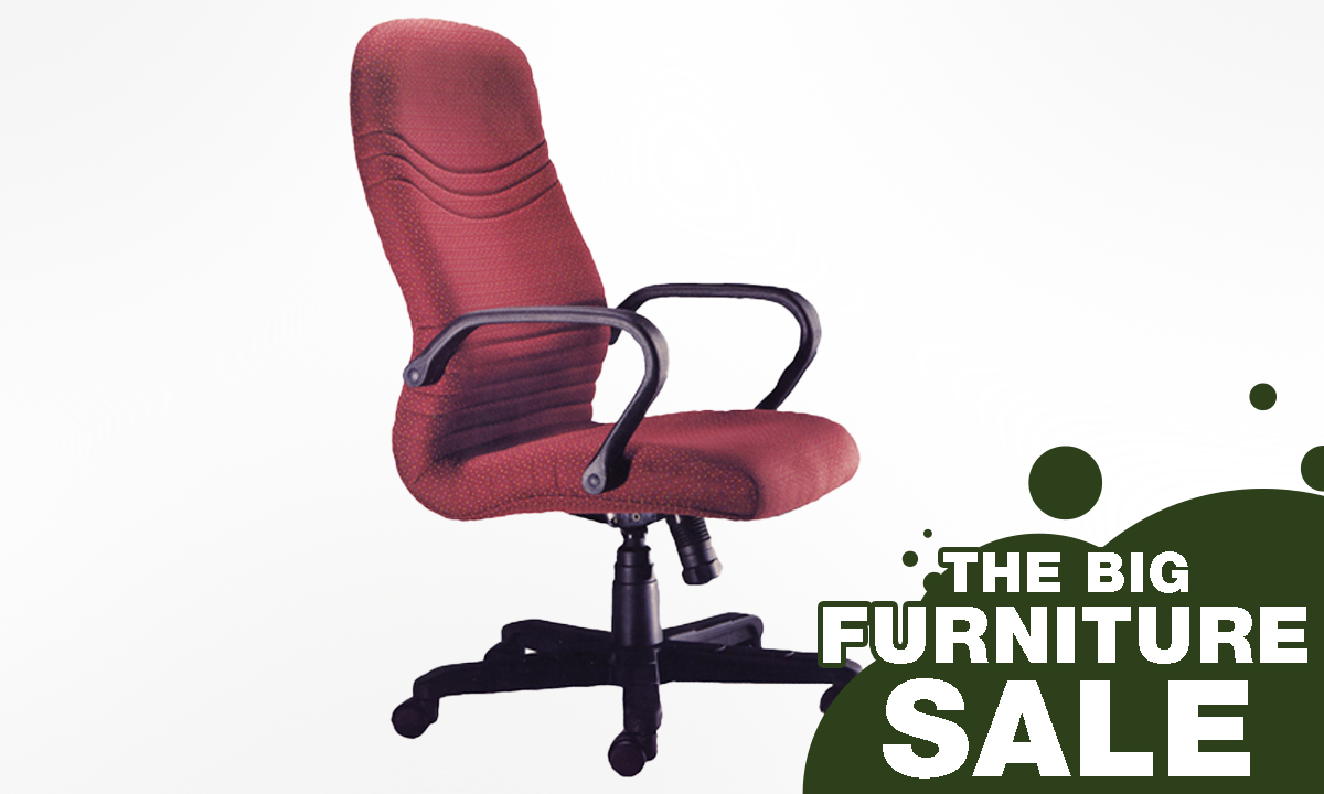 EXECUTIVE CHAIR BS1-1 HIGH BACK RED (WAS PHP 9,950.00)