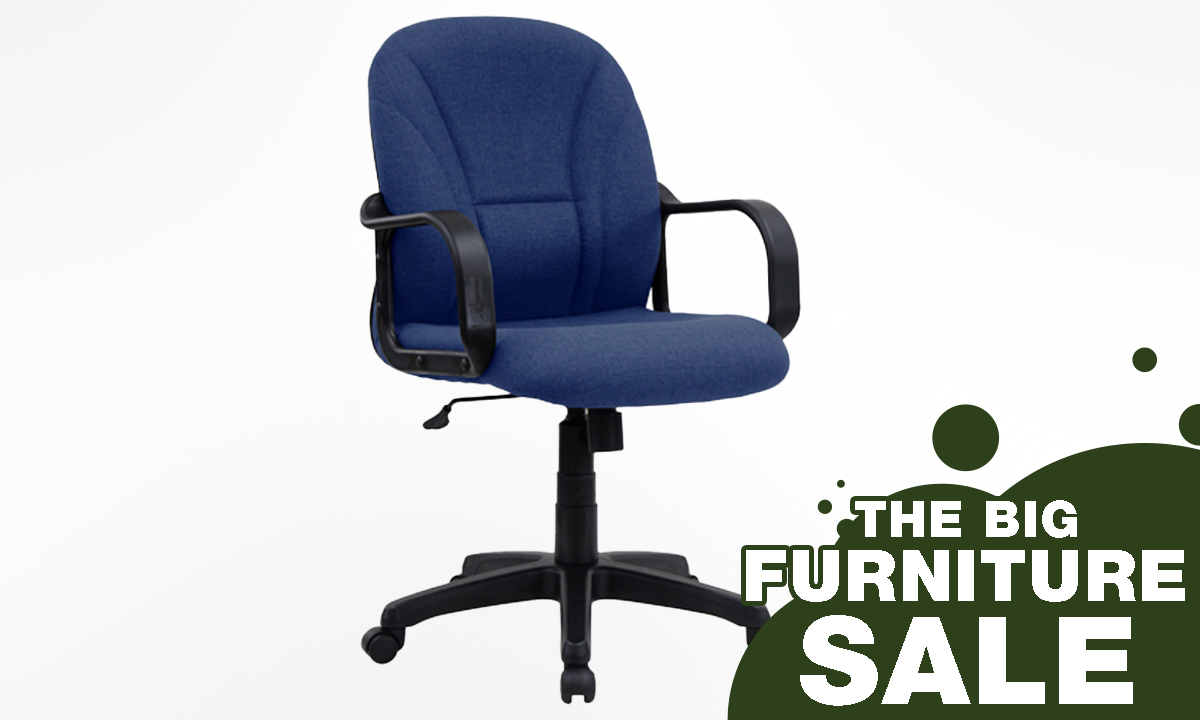 EXECUTIVE CHAIR BS490-L LOW BACK BLUE (WAS PHP 8,950.00)