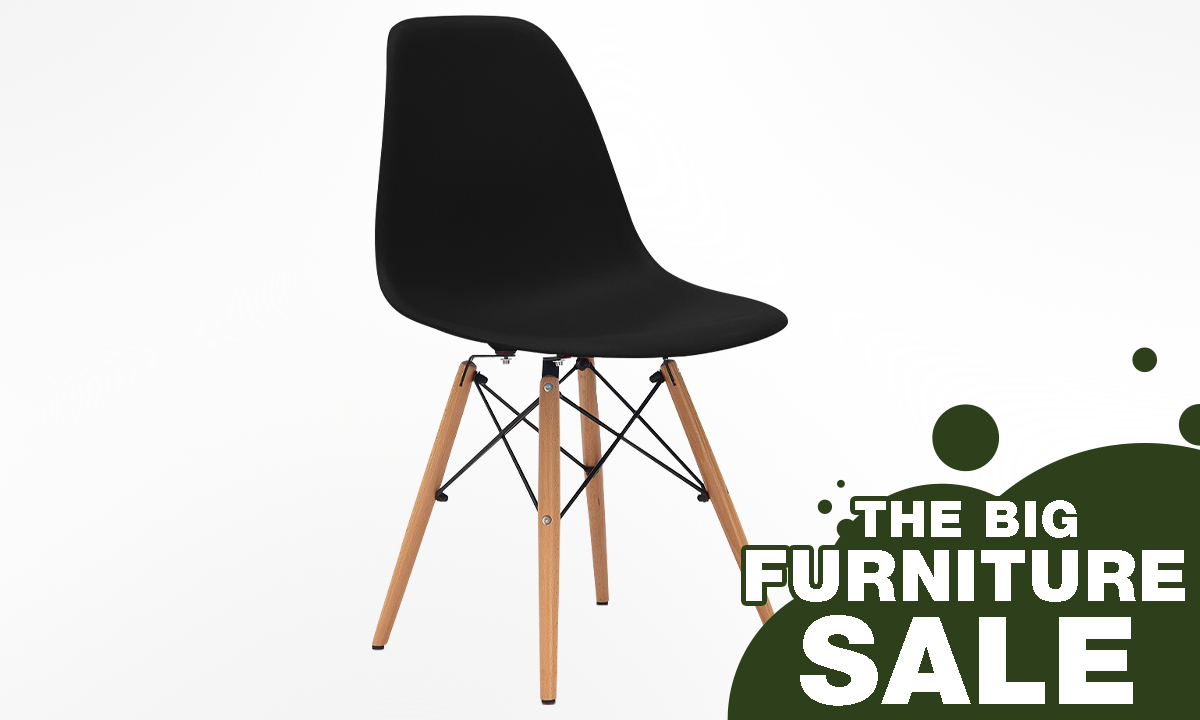 DESIGNER CHAIR S-611 BLACK (WAS PHP 997.50)