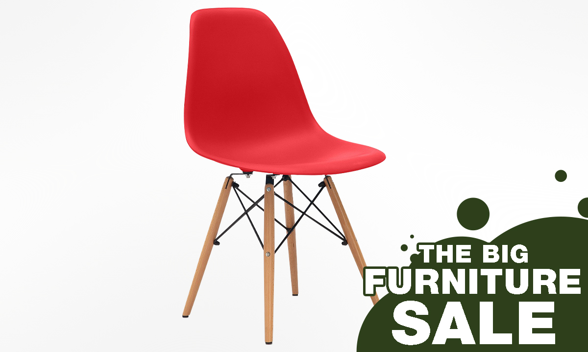 DESIGNER CHAIR S-611 RED (WAS PHP 997.50)