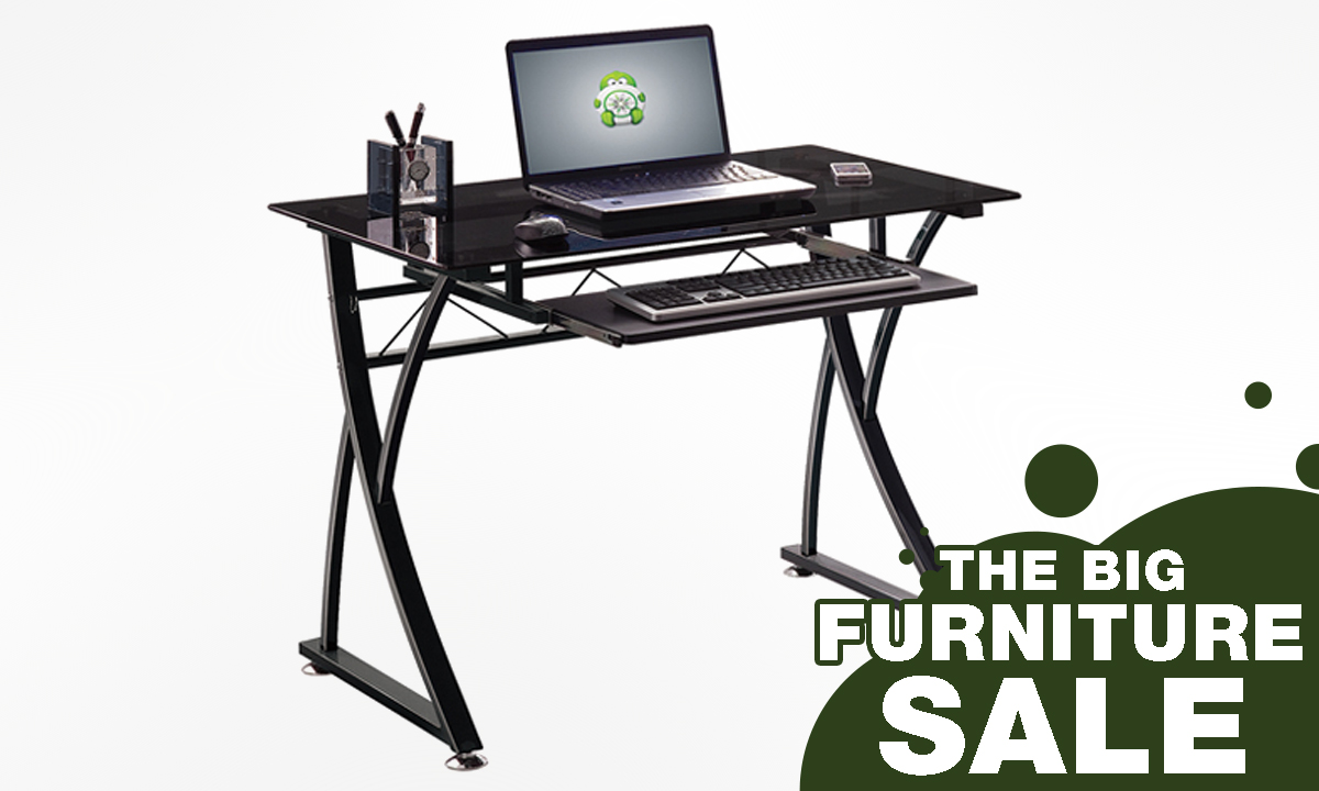 COMPUTER TABLE CT-3506 CHARCOAL BLACK (WAS PHP 6,495.00)