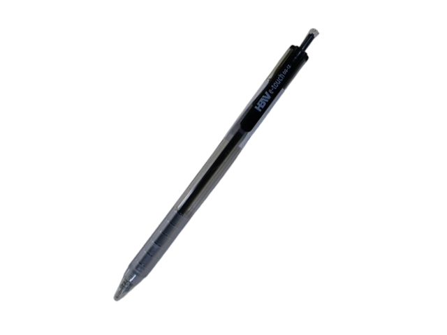 HBW eTouch Retractable Gel Pen OG12 Black 0.7mm