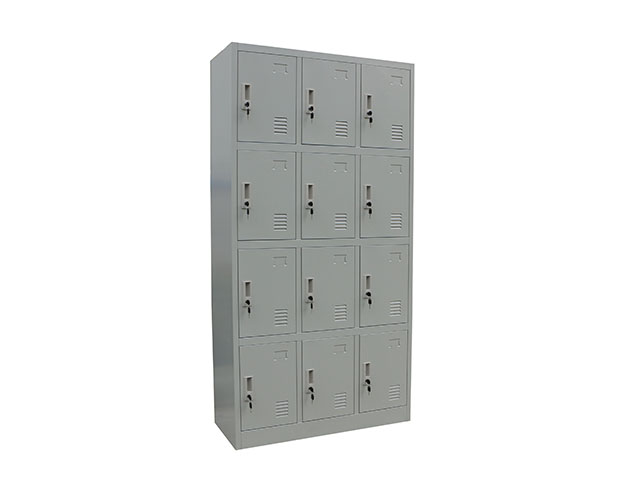 Locker Cabinet JF-3B4A 12 Doors Gray