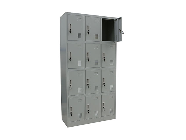 Locker Cabinet JF-3B4A 12 Doors Gray