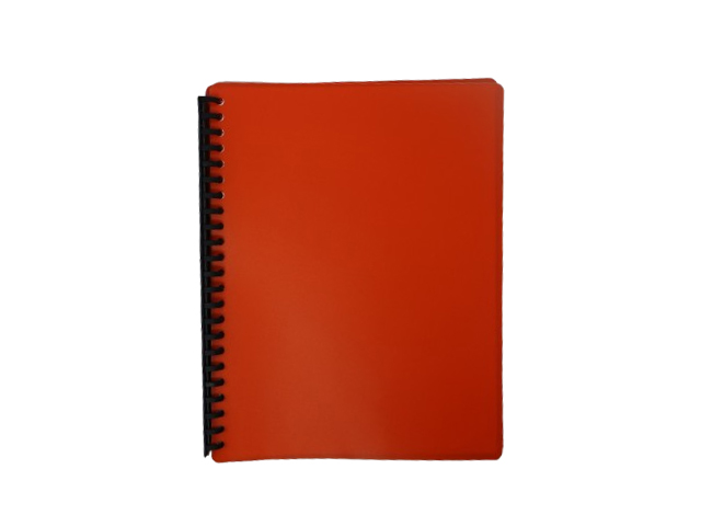 Brightbus Refillable Clearbook 20PKT RB2320 A4 Org