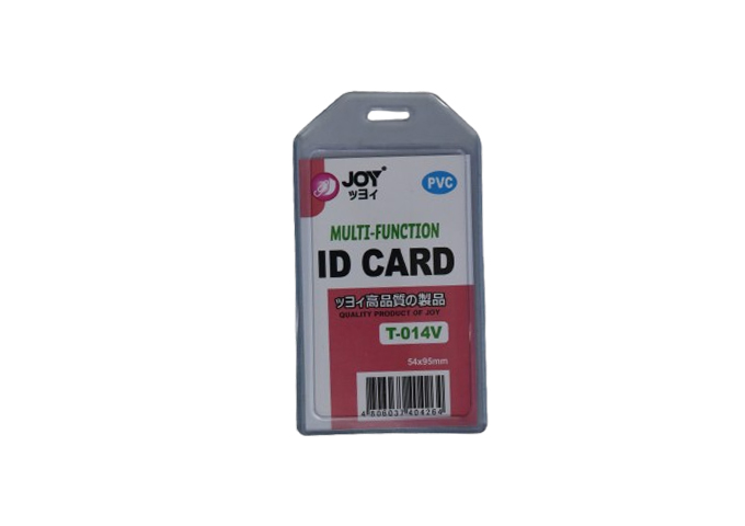 Brightbus T014V ID Card Holder Clear 54 × 85 mm
