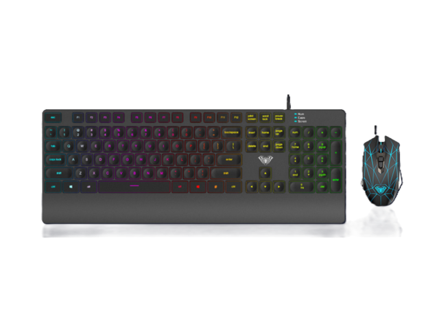 Aula T201 RGB Wired Keyboard & Mouse Combo 