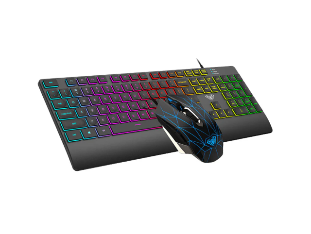 Aula T201 RGB Wired Keyboard & Mouse Combo 