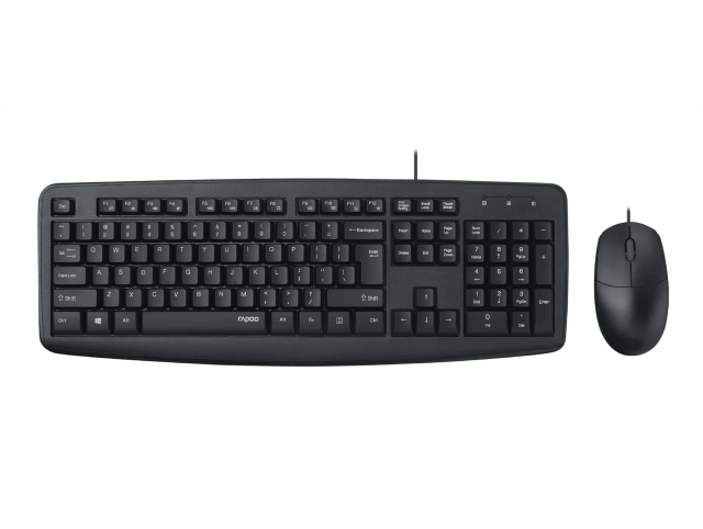 Rapoo NX1600 Wired Optical Mouse & Keyboard Combo