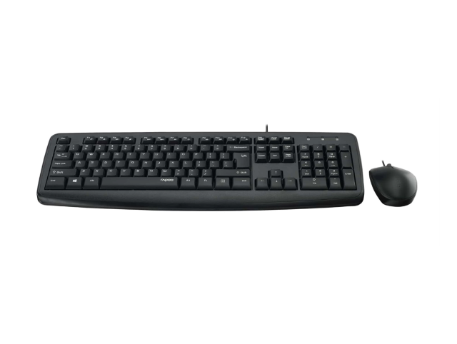 Rapoo NX1600 Wired Optical Mouse & Keyboard Combo