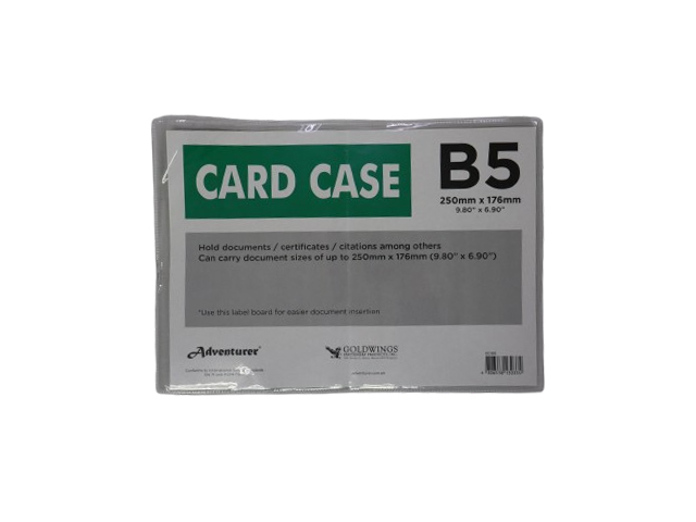 Adventurer Card Case CC-B5 Clear 9.8 x 6.9