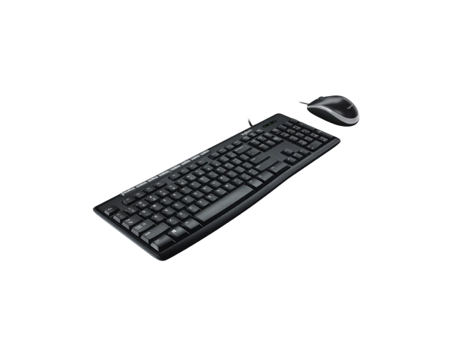 Logitech MK200 Media Corded Keyboard and Mouse Combo