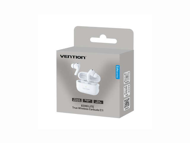 Vention Echo Lite E11 True Wireless Earbuds White