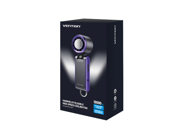 Vention Handheld Cooling Fan PBD Black