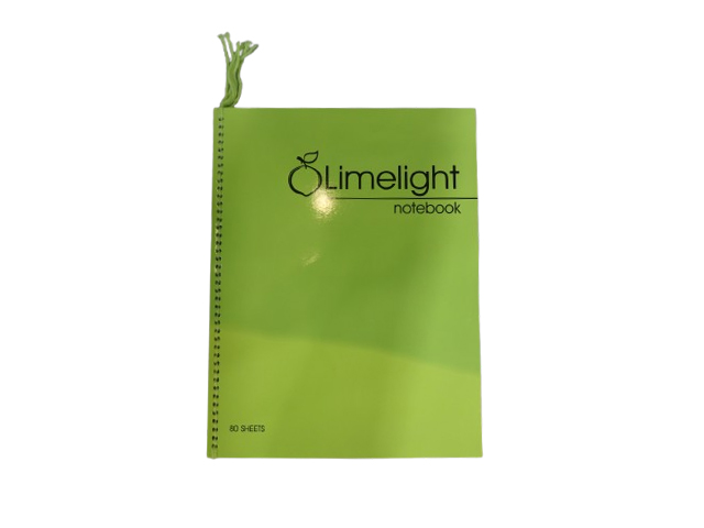 Limelight Yarn Notebook LY880 Green 216 x 280mm