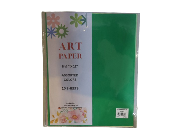 Click Art Paper Assorted 20s