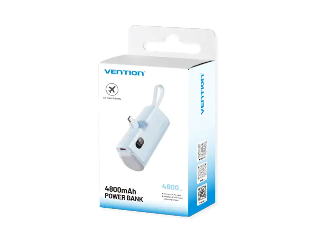Vention Power Bank 4800mAh 22.5W Blue