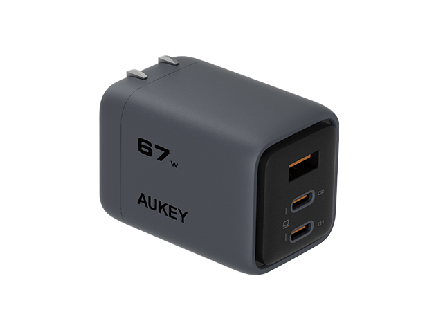 Aukey Wall Charger Mini PAC3 67W Gray