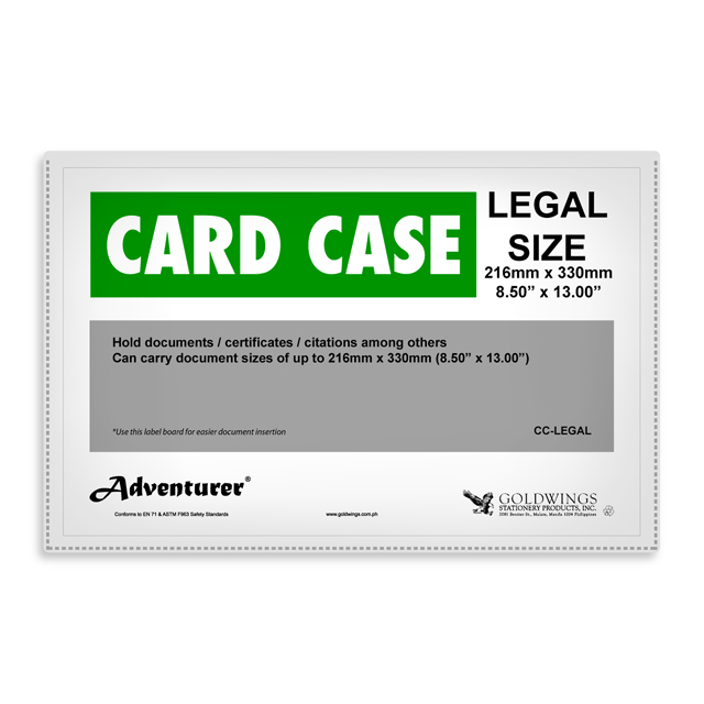 Adventurer Card Case CC-Legal Plastic 216x330mm 