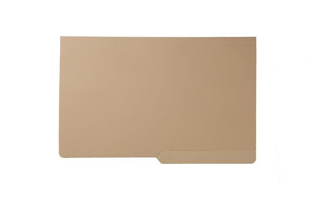 NonBrand Folder Pre-Punched 14PTS Legal Light Yellow 