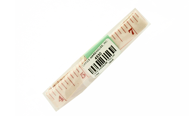 Tape Measure Tailor Cream 150m