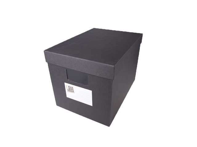 Office Warehouse  Storage Box w/Lid Black Legal