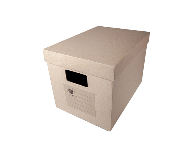Office Warehouse Storage Box with Lid Kraft 16x11x11 