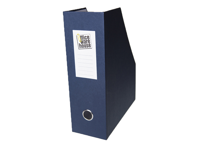 Office Warehouse Magfile Closed Vertical Blue Letter