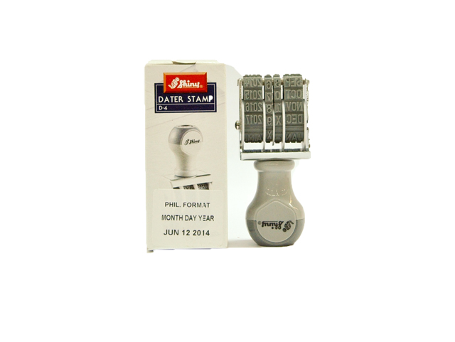 Shiny Dater Stamp D3 Gray 5mm