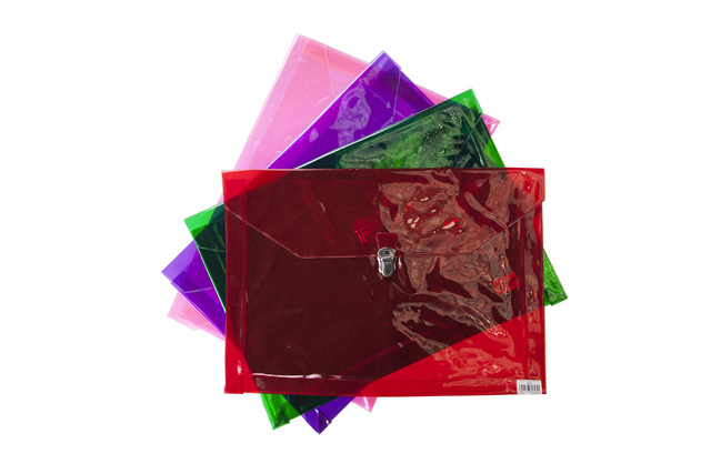 Bluflex Envelope Plastic W/O Handle PLock Colored Opaque Legal