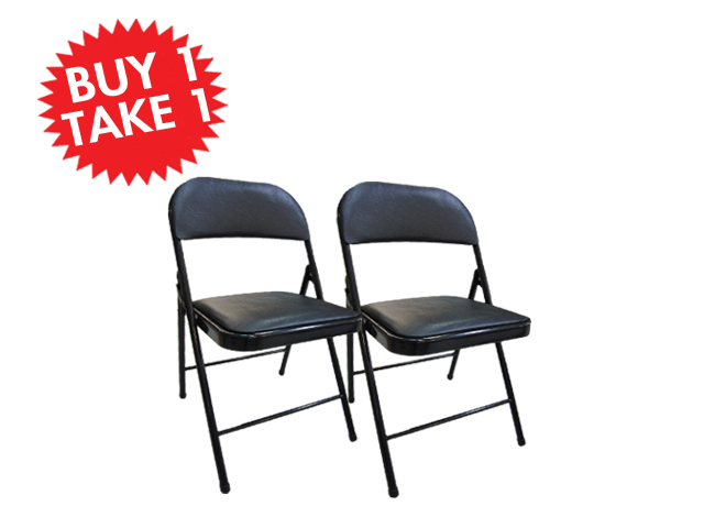 Multi-Purpose Chair C-126 Black Buy One Take One 
