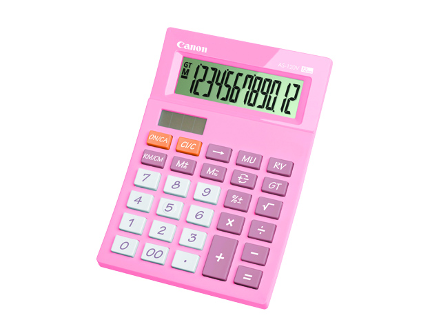 Canon Calculator AS-120V Pink