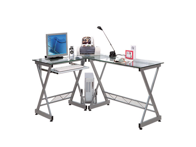 Computer Table CT3802 Silver
