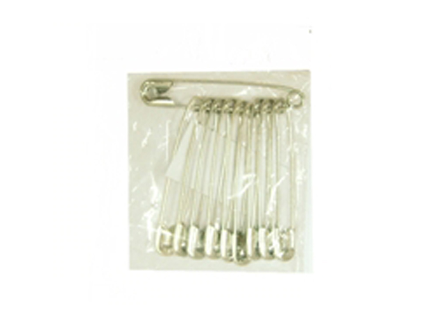 Fevelin Safety Pin Large Silver 10s