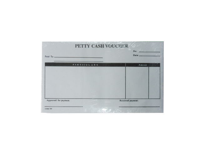 Glocarl Petty Cash Voucher Bond Duplicate 5x8