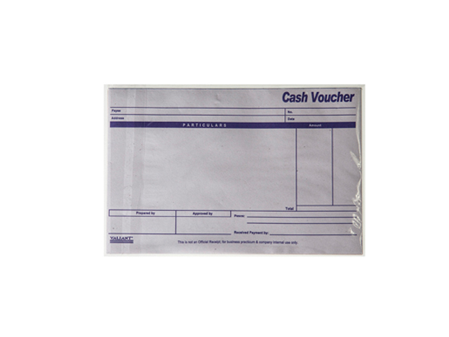 Valiant Form Cash Voucher by 3 X 50's Cream