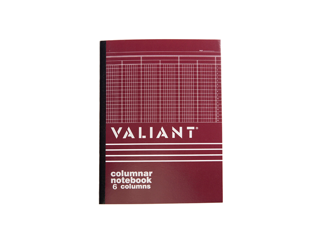 Valiant Columnar Book 6 Columns 50Lvs 216x280mm