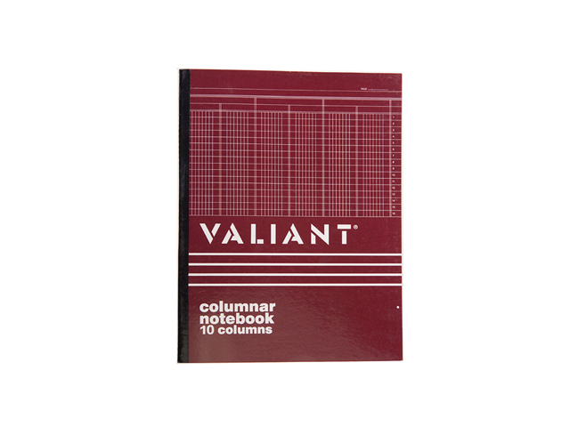 Valiant Columnar Book 10 Columns 50Lvs 216x280