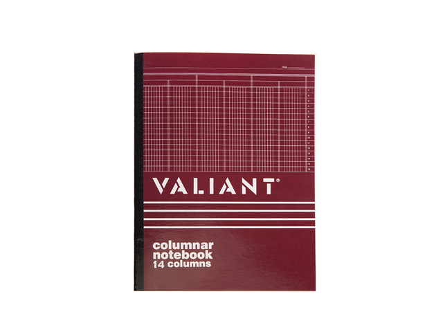 Valiant Columnar Book 14 Columns 50Lvs 216x280mm