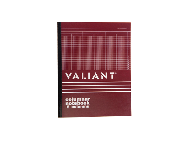 Valiant Columnar Book 8 Columns 50Lvs 216x280mm