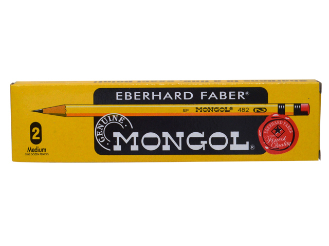 Mongol Pencil #2 Medium Yellow 12/Box