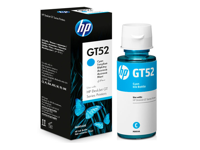  HP GT52 Ink Bottle Cyan