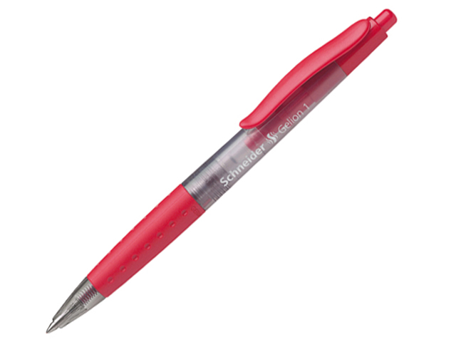 Schneider Gelion 1 Gel Ink Pen #101002 Red