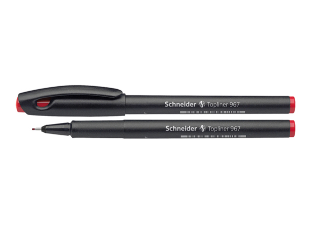 Schneider Topliner 967 Fineliner #9672 0.4mm Red 