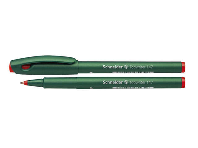 Schneider Topwriter 147 Fibrepen #1472 0.6mm Red