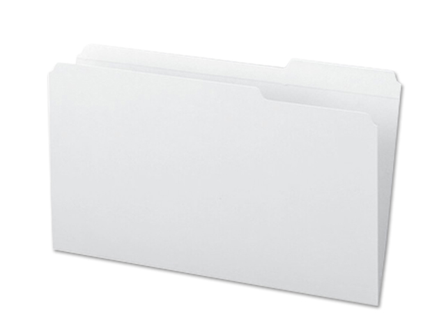 Office Warehouse Folder 14PTS White Legal