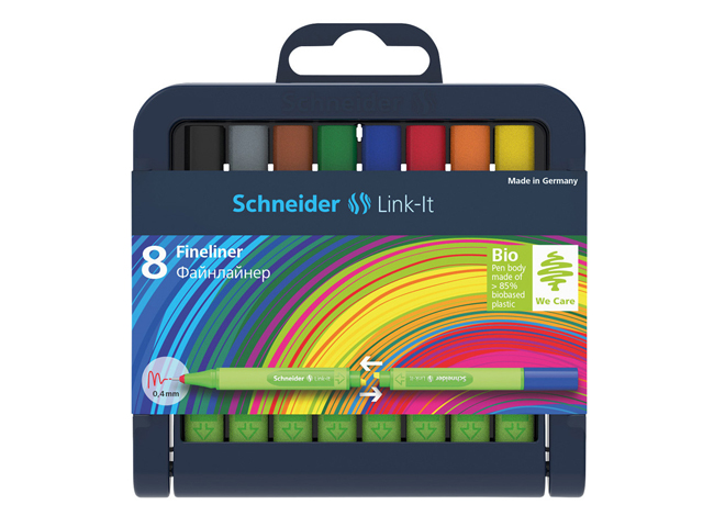 Schneider Wallet Fibrepen Link-it 8 colors