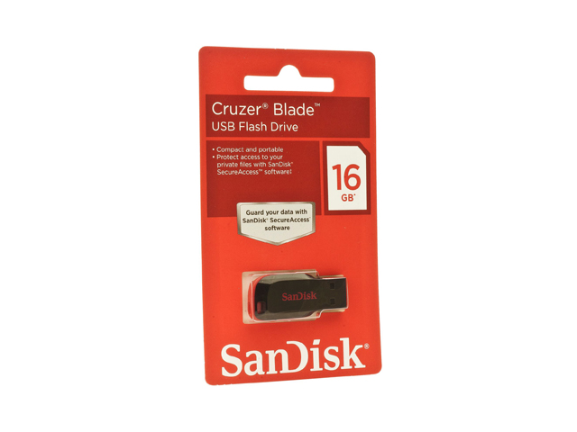 Sandisk Cruzer Blade USB Flash Drive 2.0 16GB