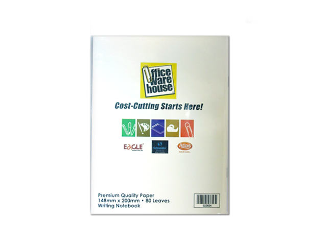 Office Warehouse Writing Notebook 80 Leaves