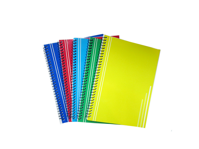 Office Warehouse Spiral Notebook w/Plastic 80LVS Asstd 